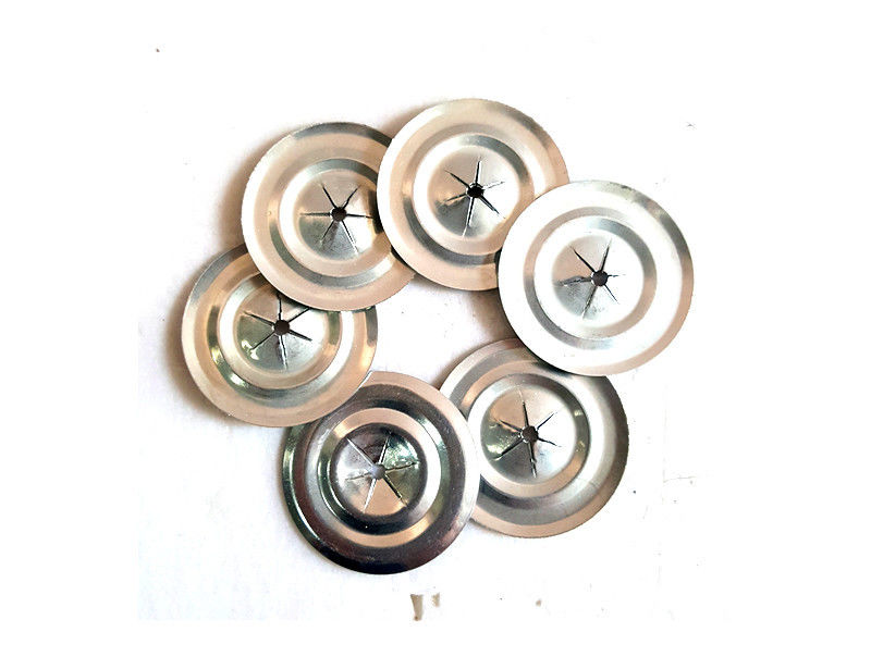 GI / SS Round Self Locking Washers For Insulation Pins and locking Anchors