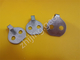 Double Holes 22 Mm Stainless Steel Lacing Hooks For Marine Certified Glass Cloth