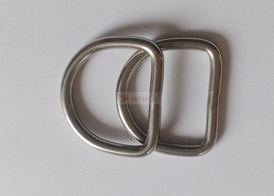 Steel Welded Type 25x30mm Stainless D Ring For Reusable Insulation Blanket