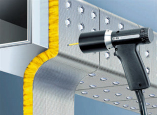 12 Gauge Capacitor Discharge Cup Head Weld Pins For Fastening Insulation Onto A Metal Surface