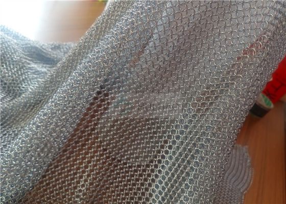 0.8x7mm Stainless Steel 316 Welded Type Chain Mail Wire Mesh for Room Divider Curtains