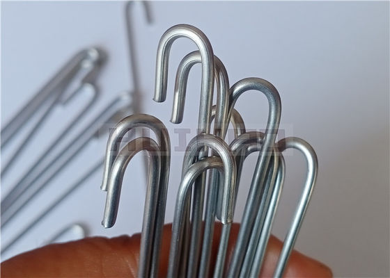 2.0x100mm Stainless Steel J Hooks Used With Black Self Lock Washers To Secure Mesh To Solar Panels