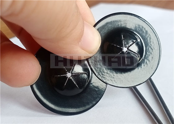 38mm Stainless Steel Self Locking Washers Double Side Black Coating Used To Secure Mesh To Solar Panels