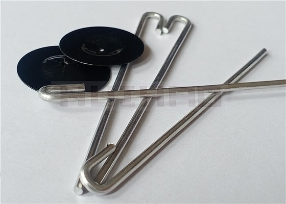 Odm Aluminum J Hook Pins With Self-locking Washers To Secure Wire Mesh To Solar Panels