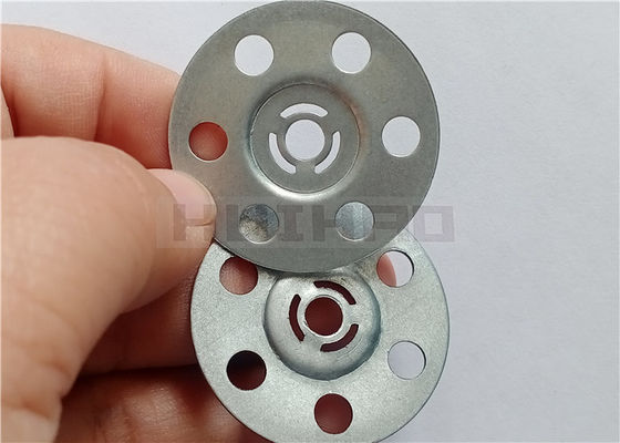 35mm Insulation Metal Fixing Washer Discs Galvanized Steel For Tile Backer Boards