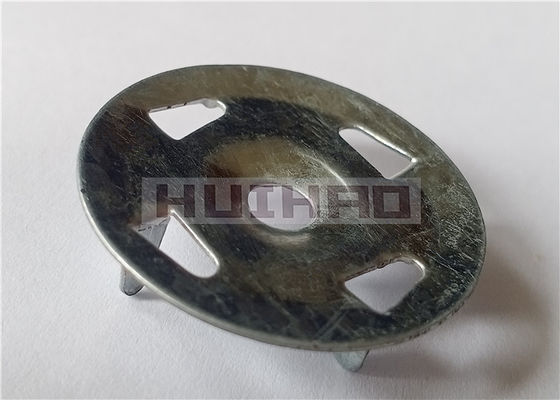 Galvanized Steel Tabbed Metal Lath Washer 1-1/4" Used To Secure Insulation Foam Tile Backer Boards