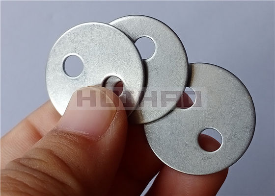 Stainless Steel 2 Hole Lacing Washers 25mm Used For The Fabrication Of Removable Insulation Covers