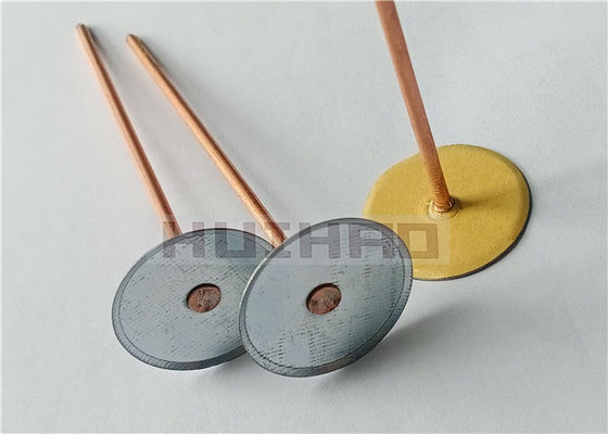 12 Gauge Capacitor Discharge Cup Head Weld Pins With Paper Insulating Washers