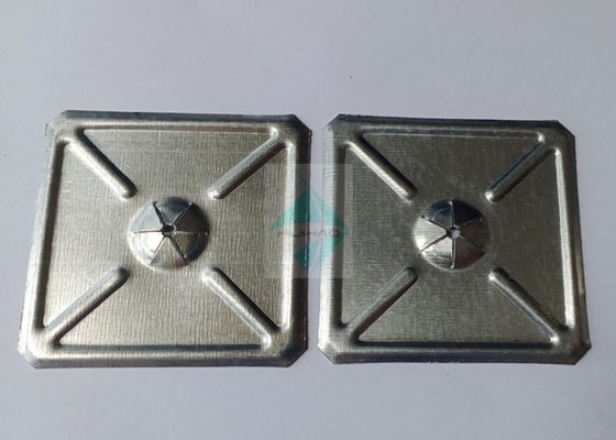 2-1/2" Mild Steel Square Insulation Self Locking Washer With Bevel Edge