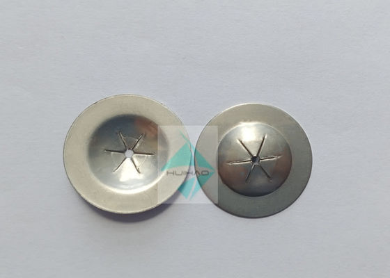 25mm Stainless Steel Flat Type Self Locking Washer For Insulation Blanktes Pads