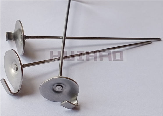 4-1/2" Stainless Steel Lacing Anchors Used For The Fabrication Of Removable Insulation Blankets