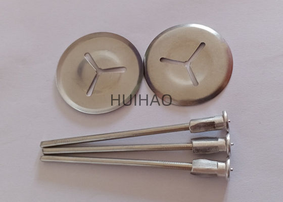 3mm Stainless Steel Insulation Bi Metallic Weld Pins With Aluminum Weld Base