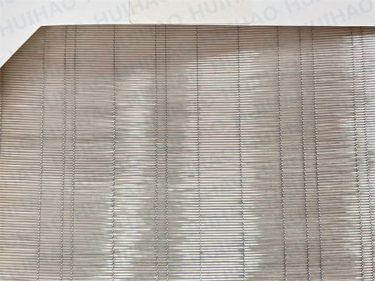 Luxury Decorative Acrylic Glass Laminated Wire Fabric Brass Wire