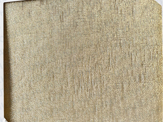 Ultra Thin Brass Woven Laminated Wire Mesh Architectural Glass