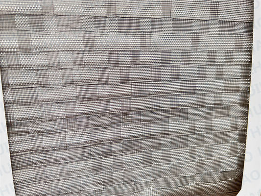 Glass Interlayer Anti Alkali Woven Metal Fabric 2.5m Width