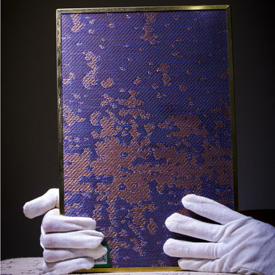 Decorative Security Fabric Laminated Glass For Luxury Spaces