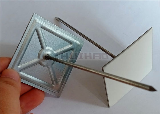 Double Face Tape Self Adhesive Insulation Pins 12Ga Dia With Clip Fix Glass Wool