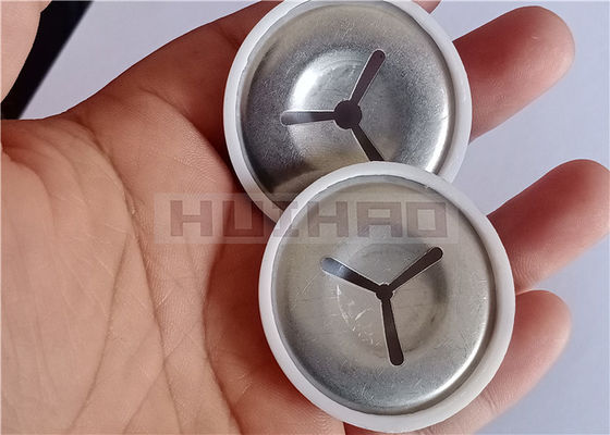 Stainless Steel Self Locking Dome Washers 40mm With Plastic Caps