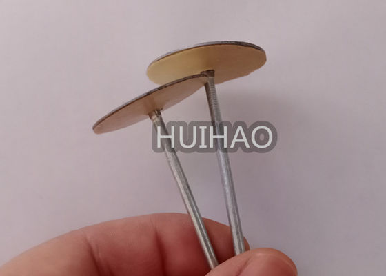 1&quot; Length Galvanised Cup Head Capacitor Discharge Cd Weld Pins With Paper Washer