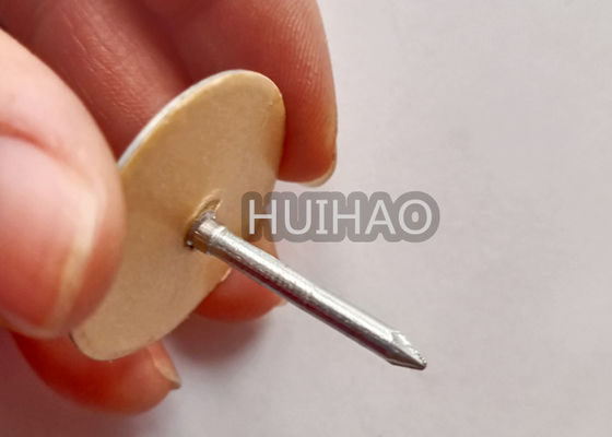 1" Length Galvanised Cup Head Capacitor Discharge Cd Weld Pins With Paper Washer