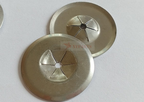 1-1/2" Round Self Lock Washers Stainless Steel Used To Secure Board Or Batt Insulation