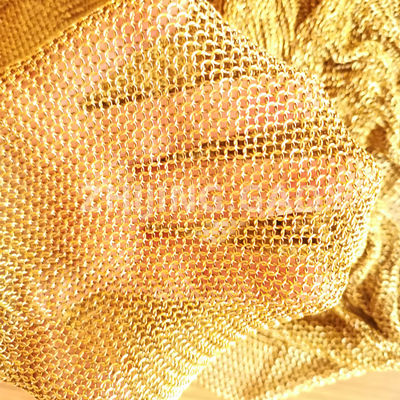 Gold Color Alphamesh Ring Mesh 12 Mm