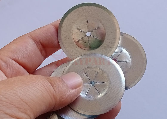 1-1/2" Round Self Locking Washers Used In Conjunction With Insulation Pins