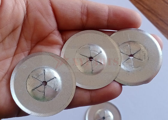 1-1/2" Round Self Locking Washers Used In Conjunction With Insulation Pins