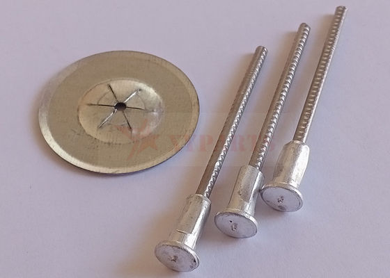 M3x65mm Bi-Metallic Capacitor Discharge Cd Weld Pins With Aluminum Flange For Marine Insulation