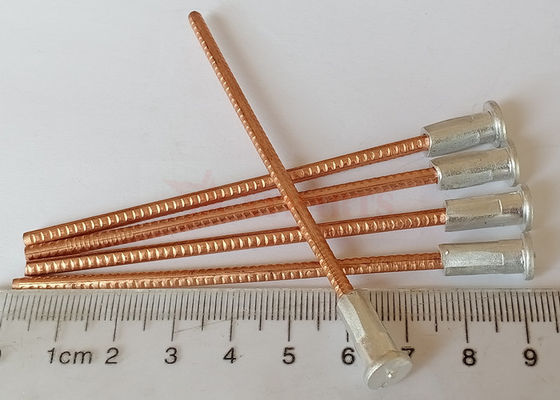 3x90mm Copper Coated Steel Bi-Metallic Cd Welding Pins With Aluminum Weld Base