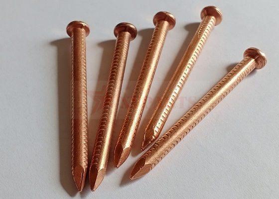 Copper Plated Steel Capacitor Discharge Weld Pins 3x65mm Used For Insulation Attaching On Various Metals