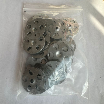 Galvanized Perforated Disc Washers Pack X 100 For Insulation Boards