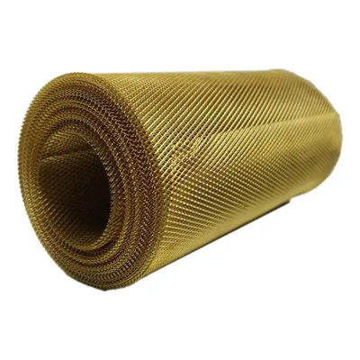 2mm X4mm Aperture Flatten Expanded Brass Mesh For Room Shielded