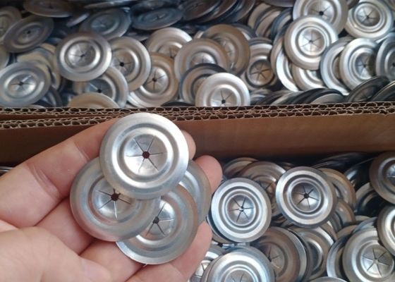 30mm Galvanized Steel Round Insulation Washer With Bevel Edge