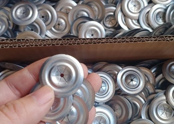 30mm Galvanized Steel Round Insulation Washer With Bevel Edge