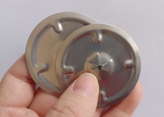 50mm Dia Stainless Steel Insulation Self Locking Washer Round Type