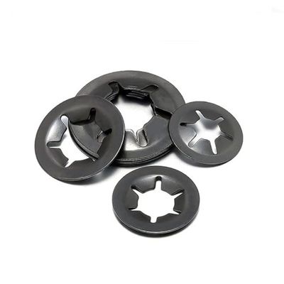 Push On Lock Speed Clip Bearing Clamp Retaining Ring Black Color