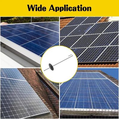 Bird Proof Solar Panel Mounting Clips Uv Radiation Black Coating