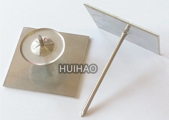 Galvanized Steel Self Adhesive Stick Pins 60mm Insulation Hanger