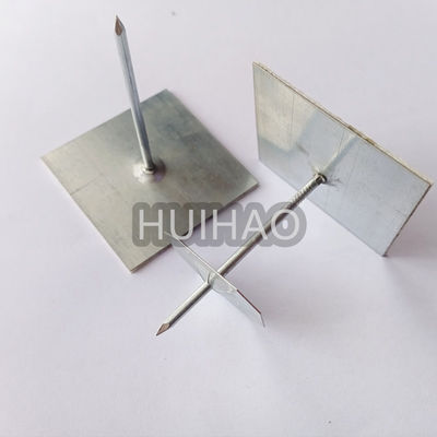 2-1/2" Galvanized Steel Rock Wool Insulation Stick Pins With Washers