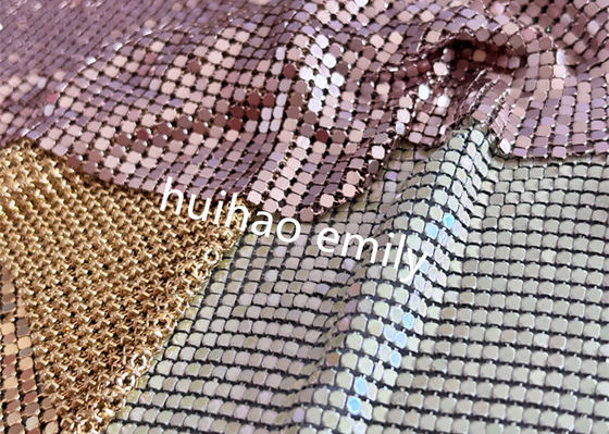 Aluminum Fashion Metallic Flake Fabric Drapery With Various Colors