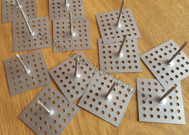 Steel Perforated Base  Insulation Pins Fix Insulation Rough Surface12Ga Dia 63.5mm