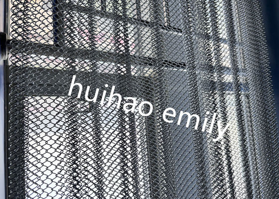 6x6mm Aperture Decorative Metal Mesh Curtain For Fireplace Screen