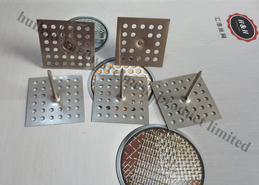 Perforated Base Insulation anchor Pins For Reinforceing Sound Absorbing Fabrics