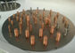 Copper Plated Steel Flanged Drawn Arc Stud Welder Pins With Imperial Thread Or Metric Thread 0.625&quot;