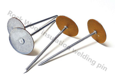 12ga Galvanized Steel Capacitor Discharge Cup Head Weld Pin For Duct Liner