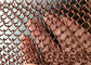 Chain Link Type Lightweight Aluminum Metal Mesh Drapery For Space Divider