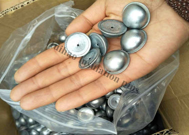 7/8&quot; Stainless Steel Dome Cap Washers , CD Weld Pin Washer For 12Ga 14Ga Pins