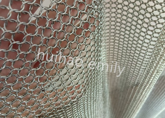 Stainless Steel 7mm Ring Mesh Curtain For Interior Decoration