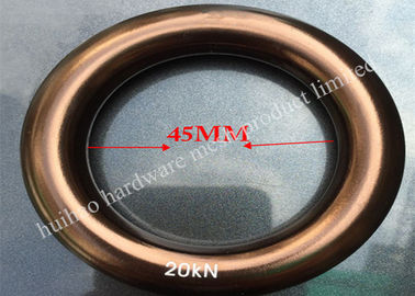 45mm Diameter Aluminium Alloy Round Ring For Safety Belt Accessories